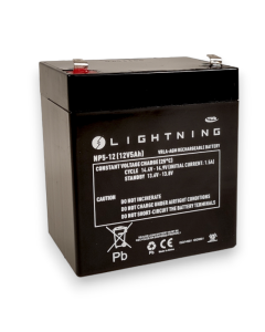 AGM Batteri: 5 AGM Lightning GP5, 12V 5Ah