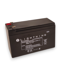 AGM Batteri: 7 AGM Lightning GP7, 12V 7Ah